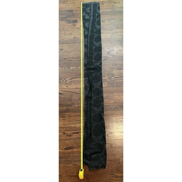 RARE FIND Authentic Coach Stole Shawl Wrap Signature C #C8238 NWOT HUGE 70 X 50 - Picture 7 of 7